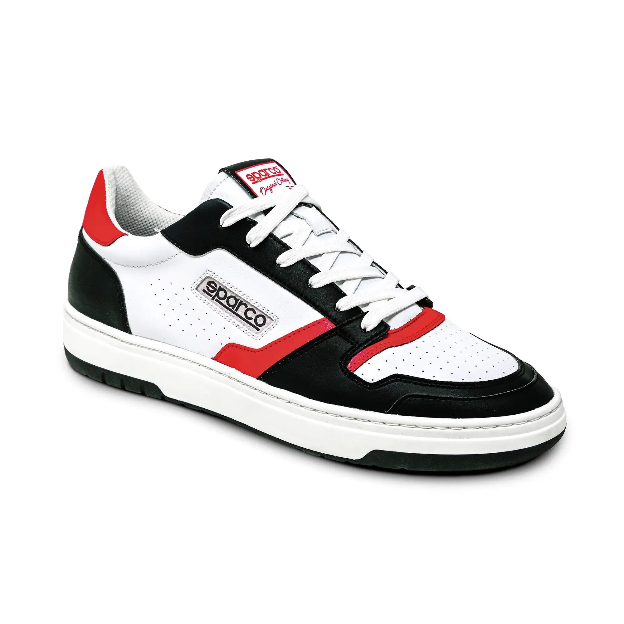 Sparco S-Urban sneakers 2 S-Urban sneaker van Sparco in wit, zwart en rood