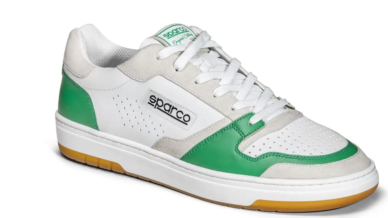 Sparco S-Urban sneakers 4 Sparco S-Urban sneaker in wit met groen