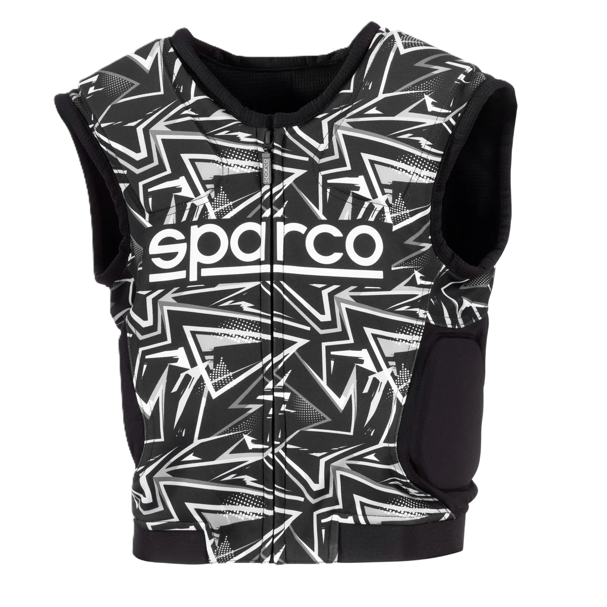 Sparco SJ Pro K-3 protector 1 Sparco SJ Pro K-3 protector in zwart en wit
