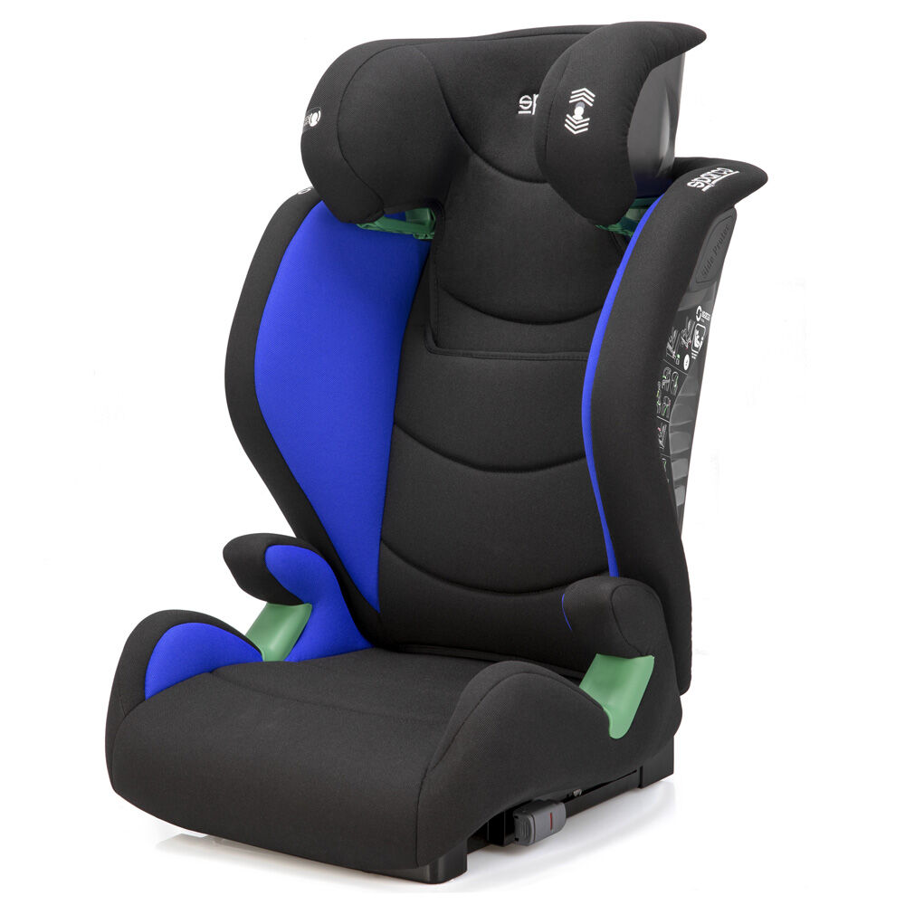 Sparco SK2000I child seat 2 Blauwe uitvoering van de Sparco SK2000I autostoel voor kinderen
