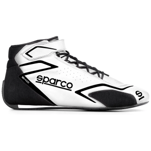 Sparco Skid raceschoenen in zwart kalfsleer met laag uitgesneden ontwerp