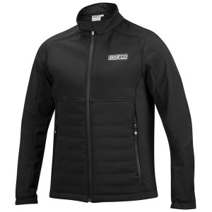 Sparco softshell jas met fleecevoering en magnetische neksluiting