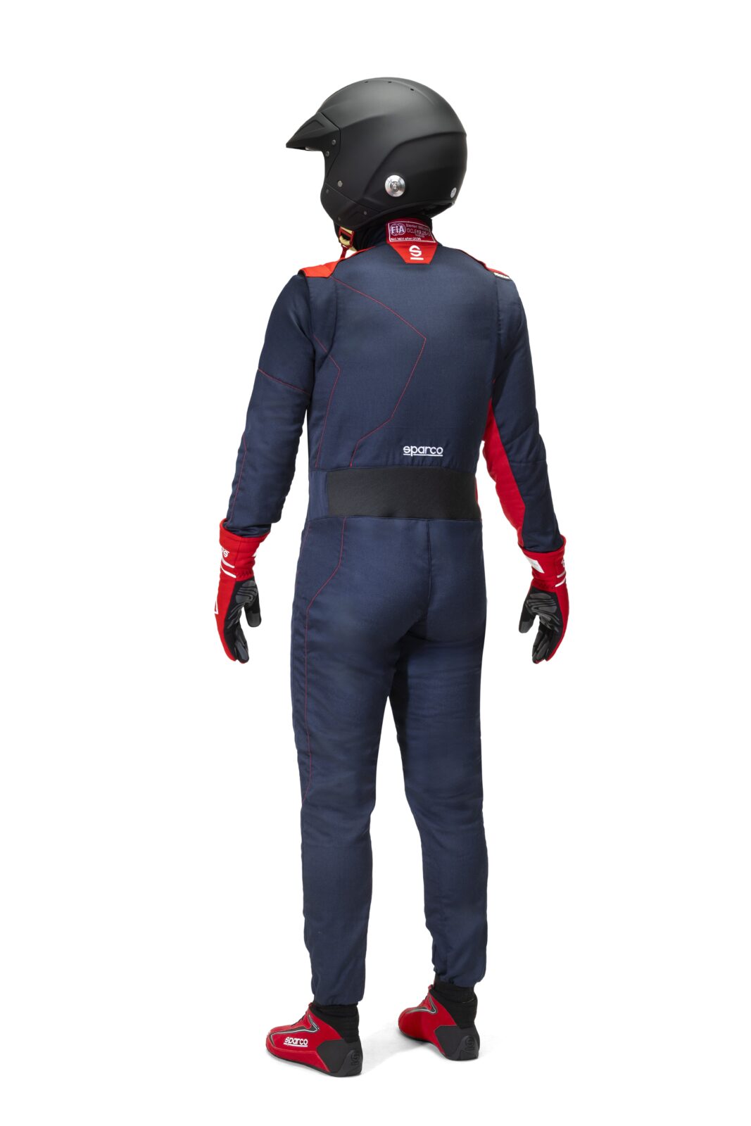 Sparco Sprint ASY Advanced FIA racing suit 6 Sprint ASY Advanced FIA-pak in tweede kleur, volledig aanzicht