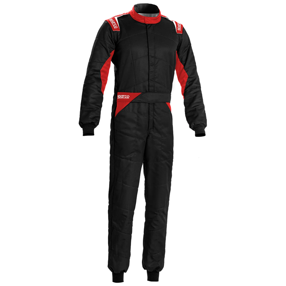 Sparco Sprint race overall in zwart met rood