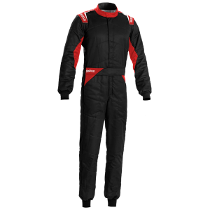Sparco Sprint race overall in zwart met rood