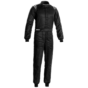 Sparco Sprint race overall in zwart met rood