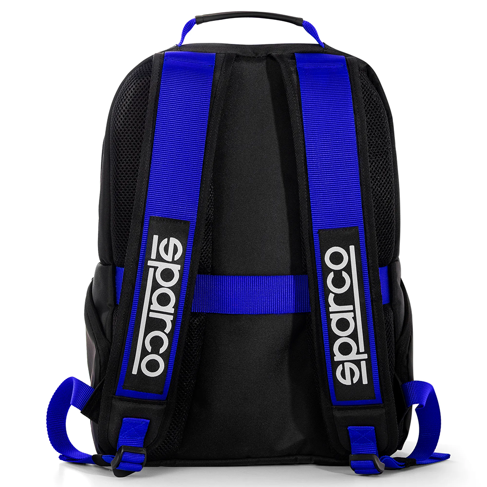 Sac à dos Sparco Stage 4 Achterkant van de Sparco rugzak met gevoerde schouderbanden