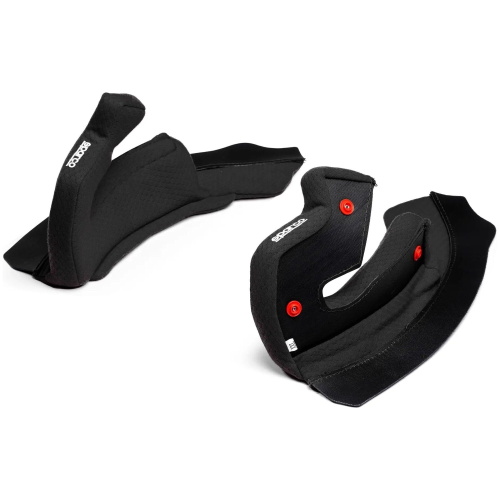 Sparco Stealth RF wangkussens in zwart