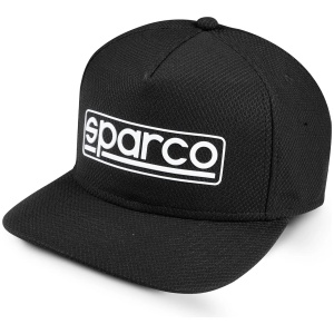 Sparco Stretch cap in marineblauw met verhoogd TPU-logo