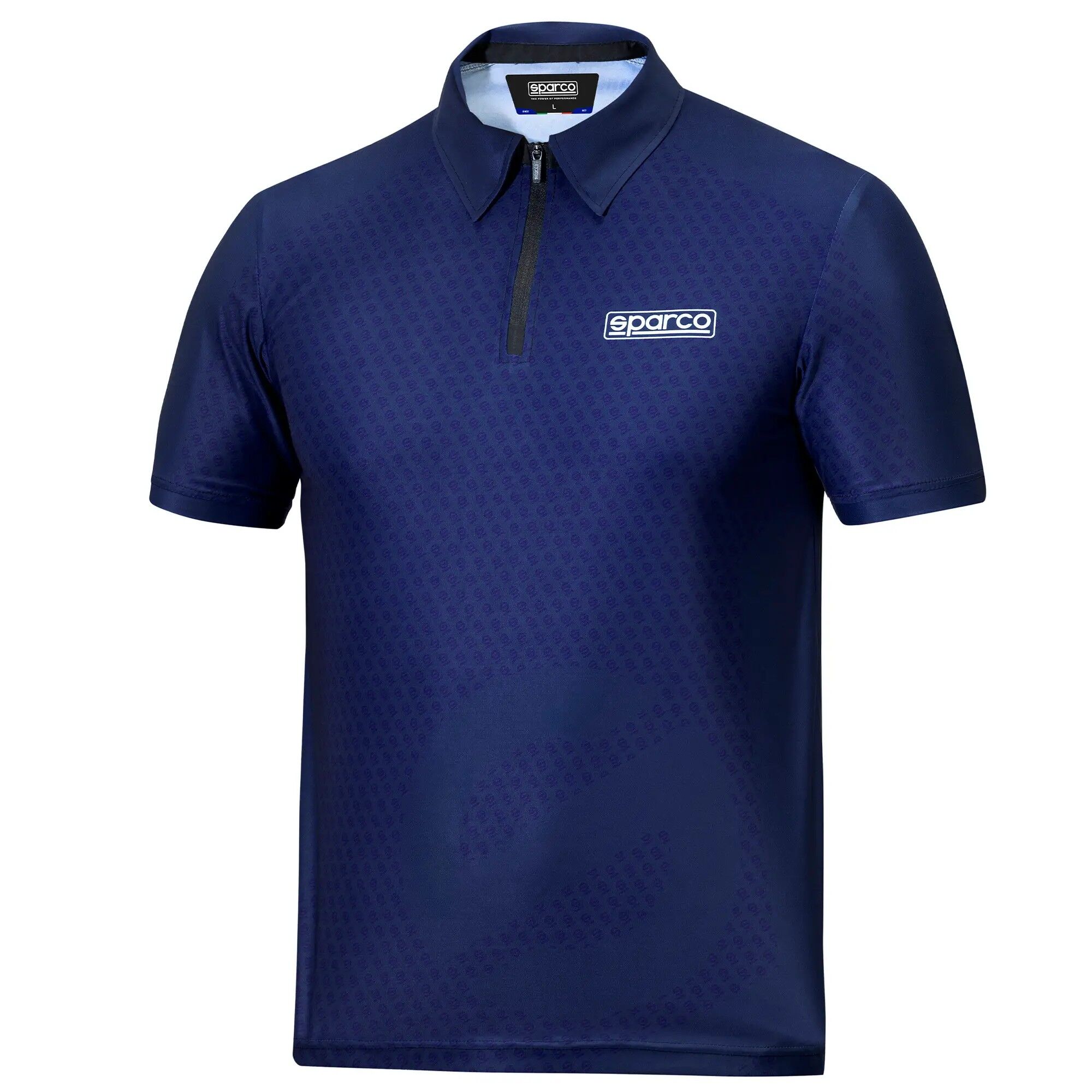 Polo Sparco Subly 2 Marineblauwe poloshirt van Sparco met gesublimeerde print