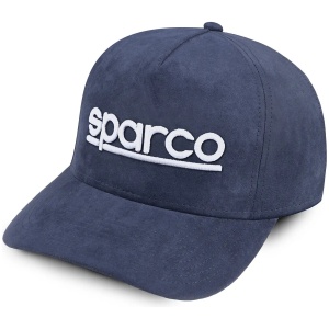Sparco Suede cap met 3D-geborduurd logo op de voorkant