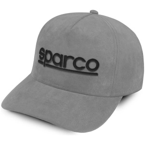 Sparco Suede cap met 3D-geborduurd logo op de voorkant