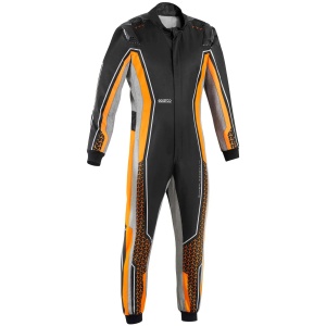 Sparco Superleggera-K kartoverall zwart met rood
