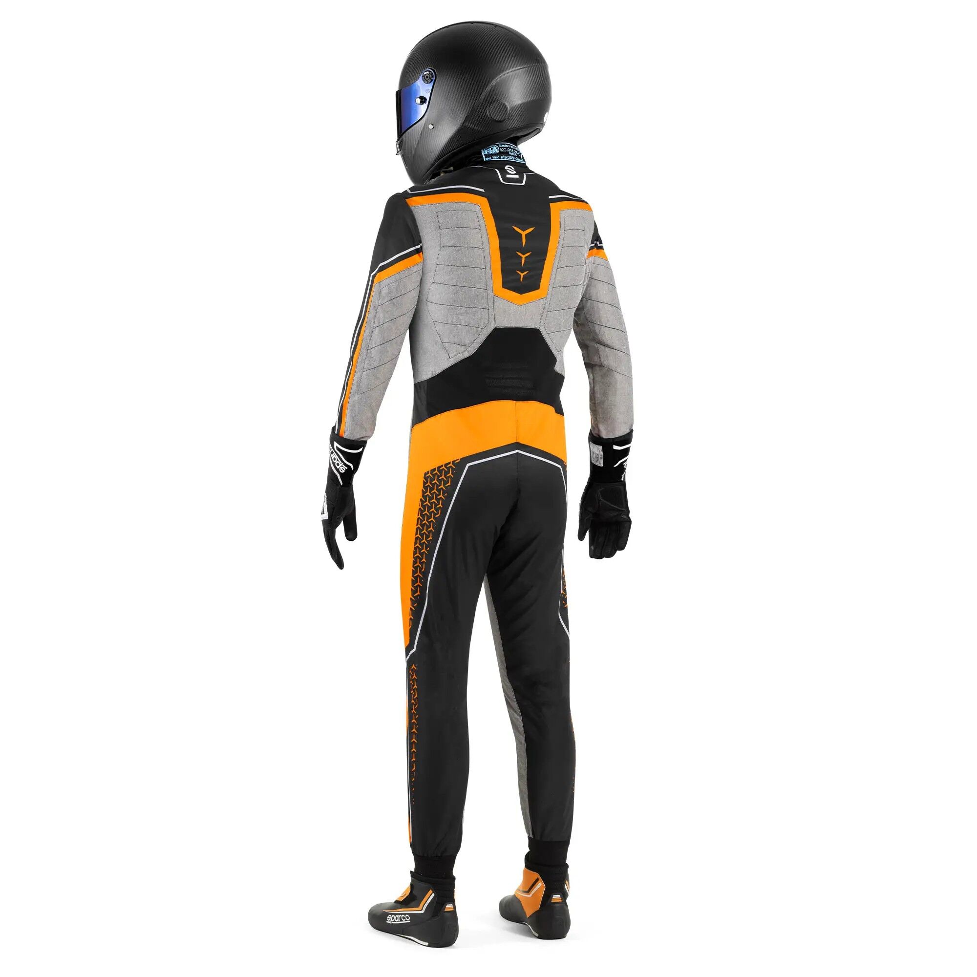 Sparco Superleggera-K kartoverall 4 Achterkant van het Sparco Superleggera-K kartpak met ventilatiezones