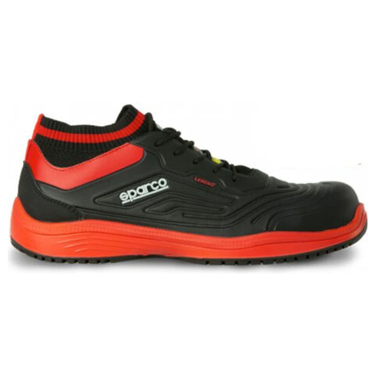 Sparco Teamwork Legend veiligheidsschoen S3 in zwart met rood