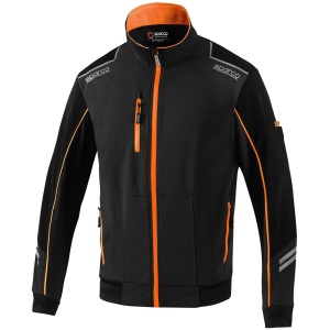 Tech Light-Shell Austin werkjas van Sparco in zwart met oranje