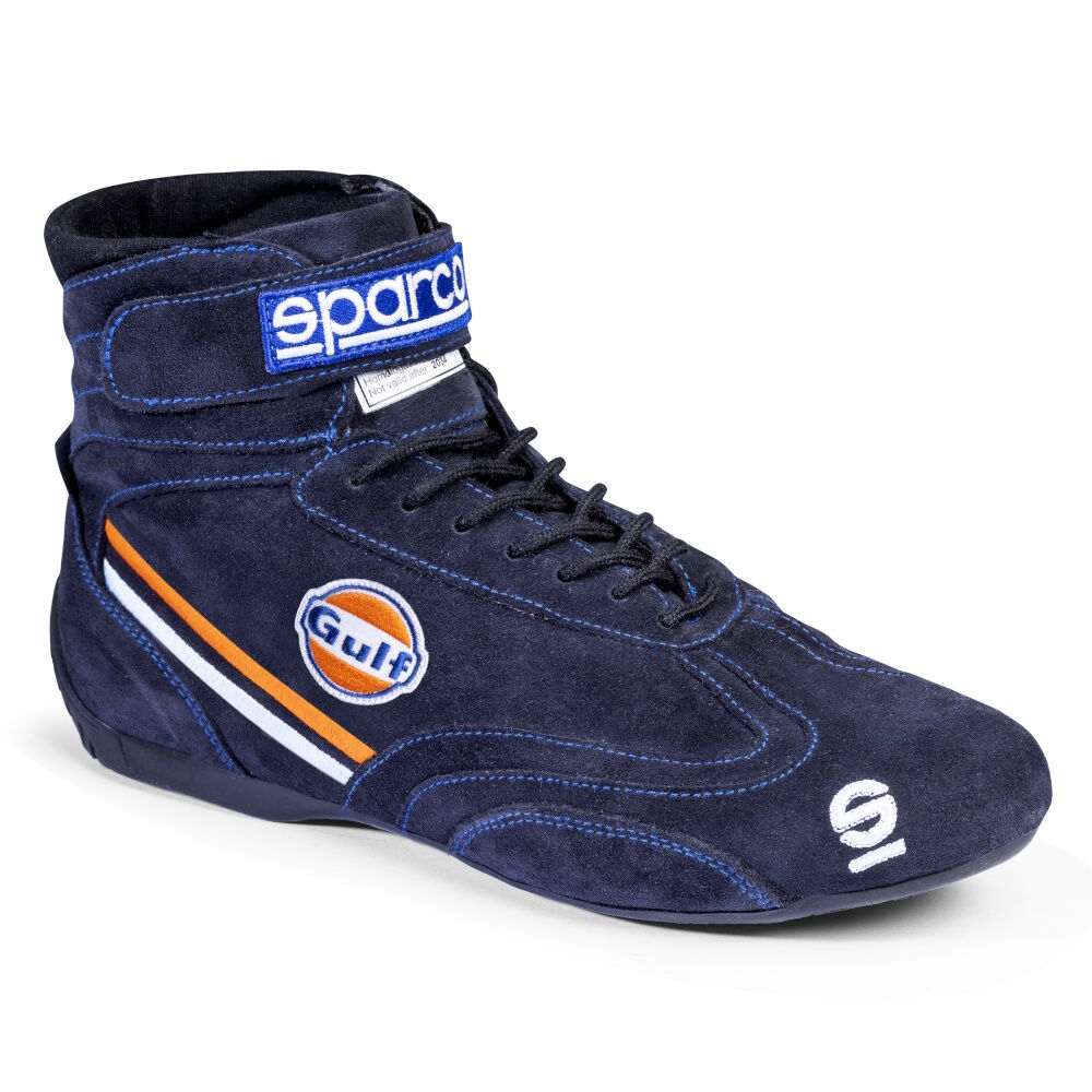 Sparco Top Gulf FIA raceschoenen 3 Top Gulf schoen van Sparco van suede met inzetstukken van glad leer