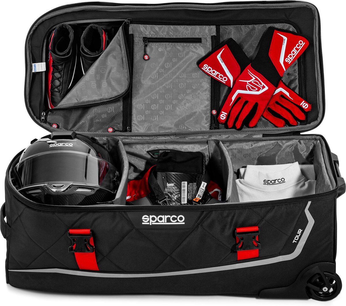 Sparco Tour trolley 4 Sparco trolley voor racekleding, extra productfoto