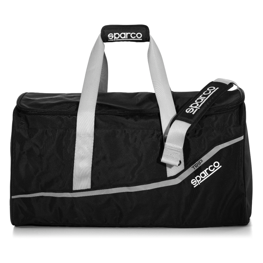 Sparco Trip weekendtas in zwart met grijs