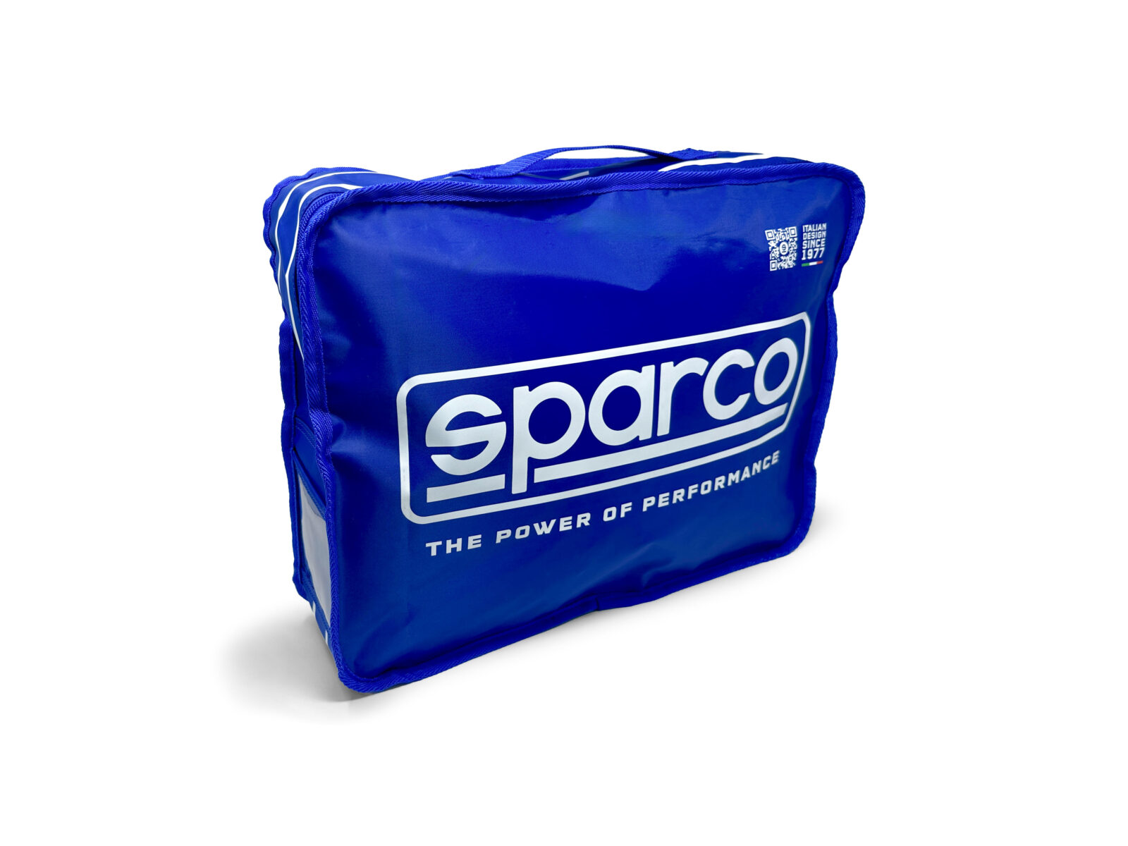 Sac universel pour combinaison Sparco 1 Sparco universele overall tas in blauw en wit van polyester