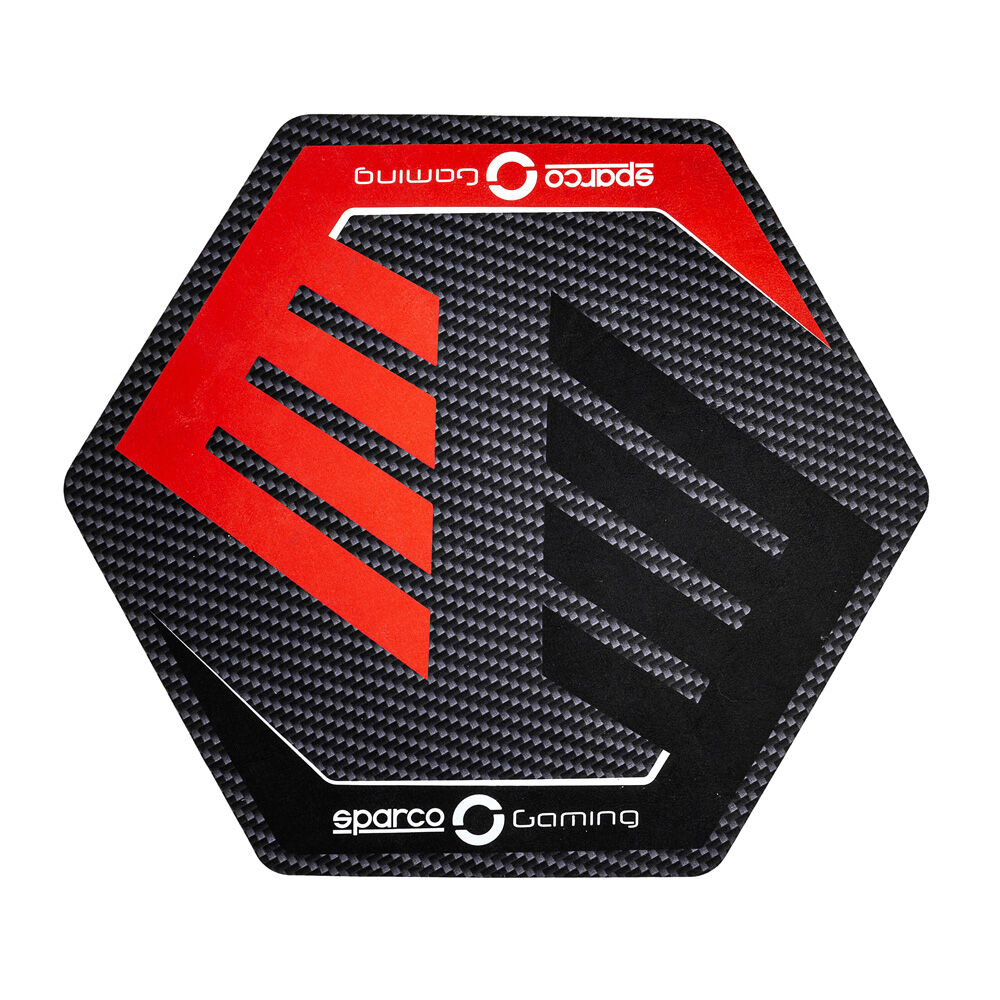 Sparco Bodenmatte für Bürostuhl 1 Sparco vloermat voor bureaustoel met gaming-logo's