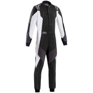 Sparco X-Light Full Efficiency race overall in zwart met wit