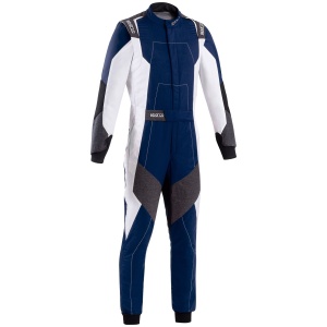 Sparco X-Light Full Efficiency race overall in zwart met wit