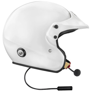 Stilo Sport Plus Rally open face rallyhelm met intercom en witte schaal