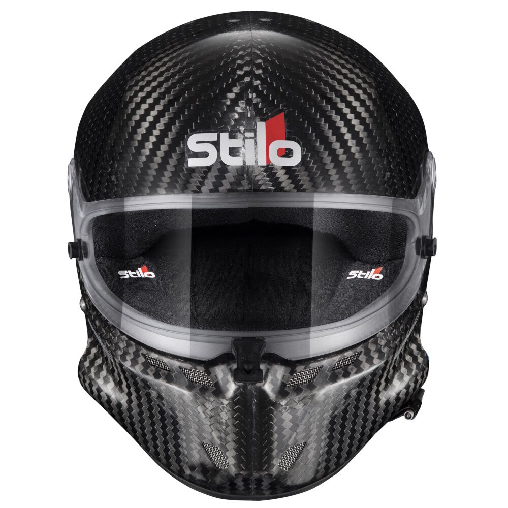 Stilo ST6 F Carbon Turismo Snell SA2025 full face helmet 4 Bovenaanzicht van de carbon schaal met vernieuwde ventilatie