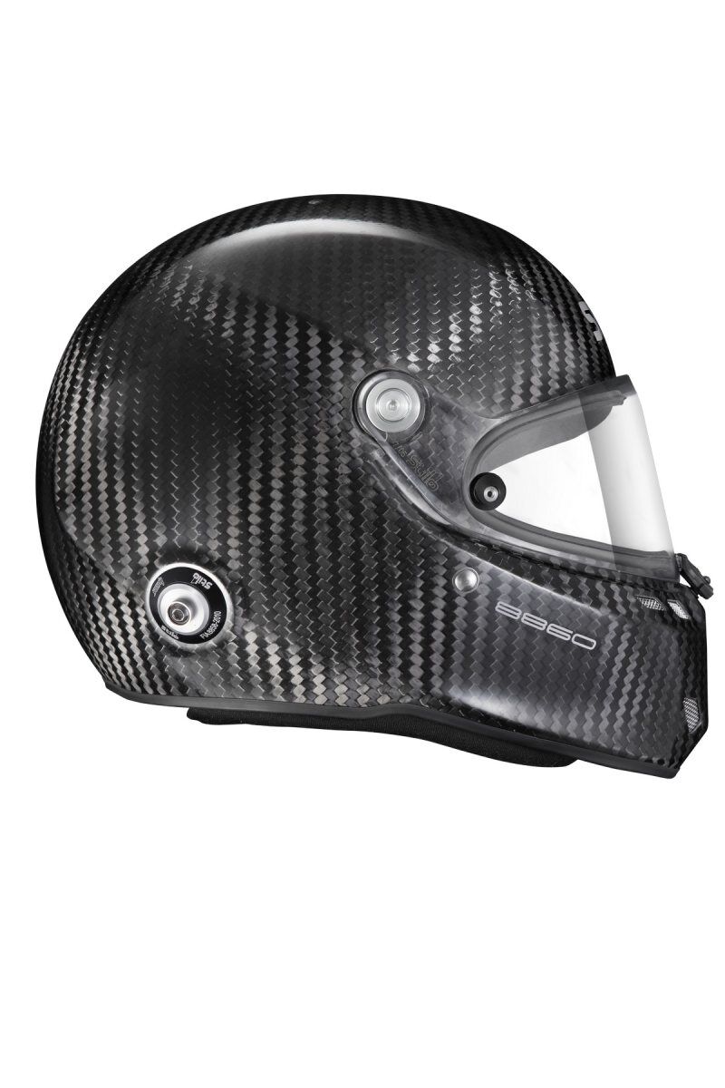 Stilo ST6 FN Carbon Snell SA2025 full face helmet 5 Rechter profiel van de lichte Snell carbon integraalhelm