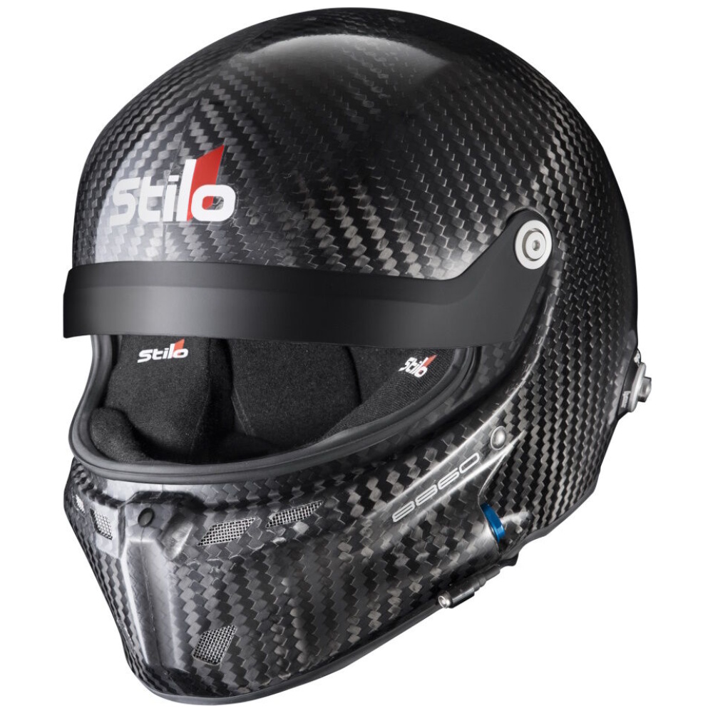ST6 GT Carbon Turismo FIA 8860 integraalhelm schuin van links