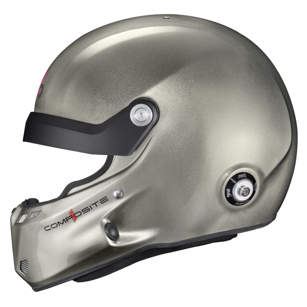Stilo ST6 R Composite Rally rallyhelm 3 Zijkant van de ST6 R Composite met oorkappen