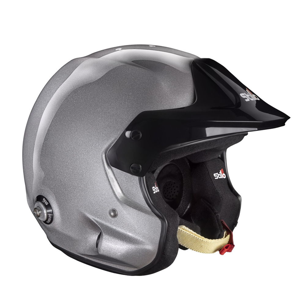 Stilo Venti Trophy Jet casque jet 4 Grijze open face helm van glasvezel en kevlar schuin gezien