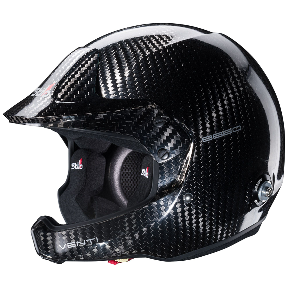 Stilo Venti WRC Rally open face rallyhelm met microfoongiek