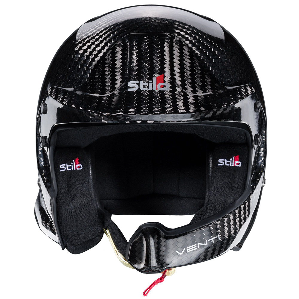 Stilo Venti WRC Rally FIA 8860 rally helmet 3 Vooraanzicht van de FIA 8860 open face rallyhelm
