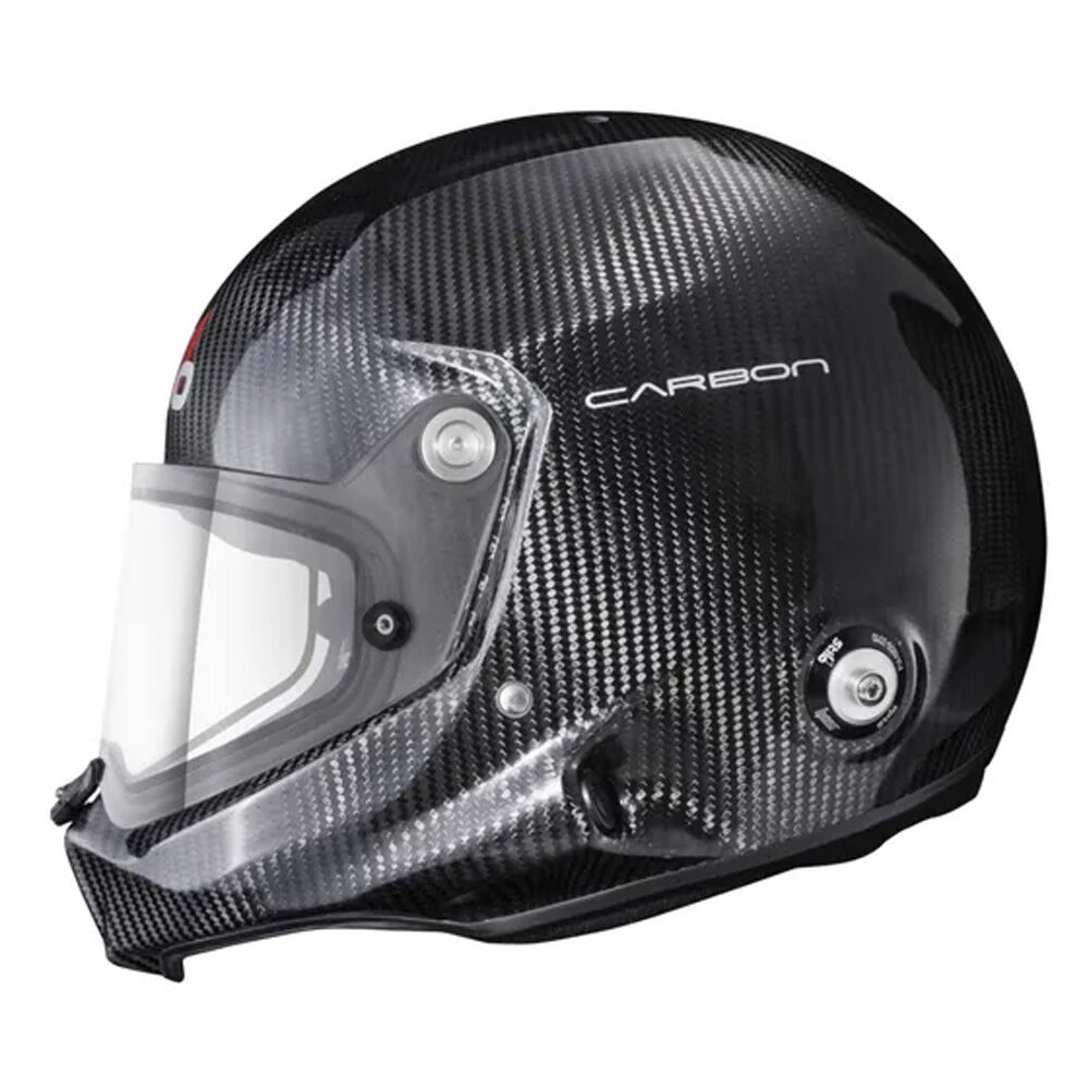 Stilo Venti WRX Dirt Carbon Helm mit Vollvisier 3 Zijkant van de carbon offroadhelm met gezichtsbescherming
