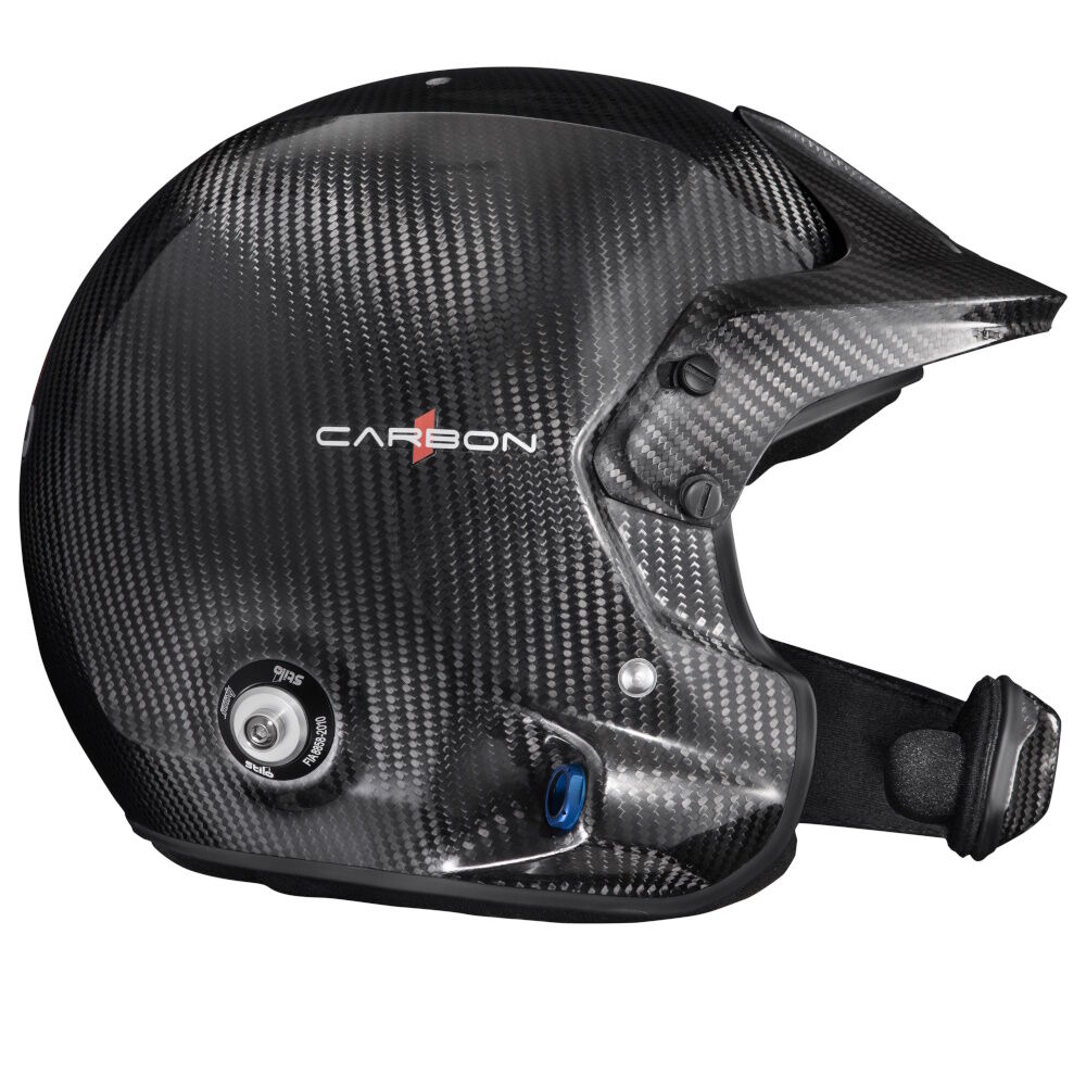 Stilo Venti4 WRC Carbon Rally Snell SA2025 rally helmet 5 Rechterkant van de Stilo Snell SA2025 open face rallyhelm