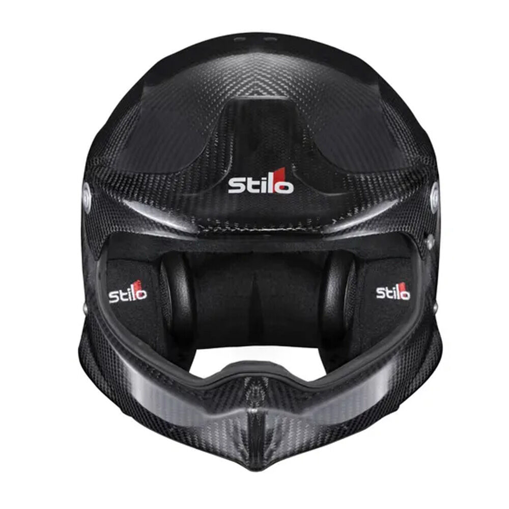 Stilo WRX Raid Carbon Snell SA2025 full face helmet 4 Vooraanzicht Raid SA2025 met ruim gezichtsveld als een jethelm
