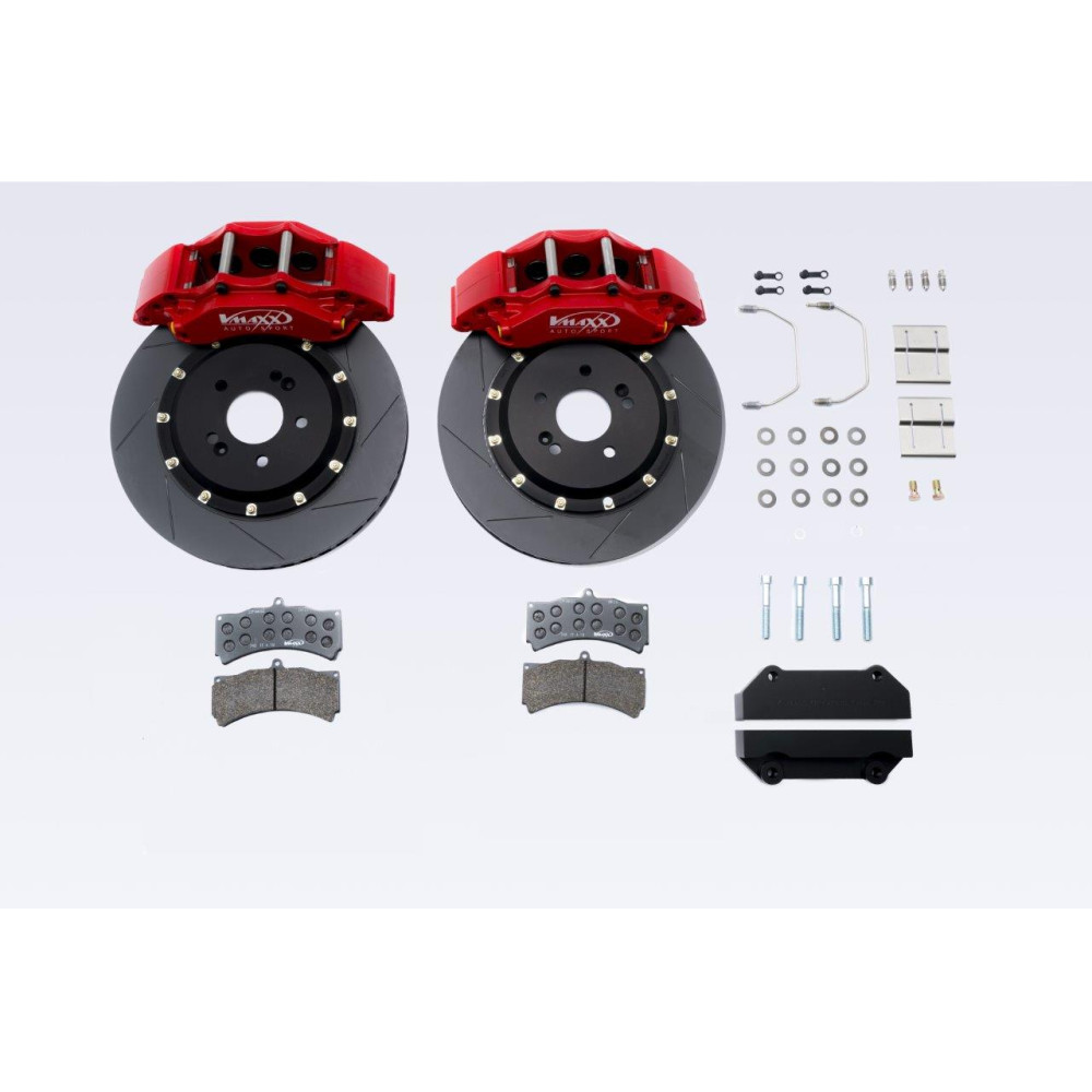 Volkswagen Caddy 5 SA V-Maxx Big Brake Kit 365 mm 6-zuiger 1 Big brake kit Caddy SA 365 mm van V-Maxx: tweedelige remschijven en gesmede 6-zuiger klauwen