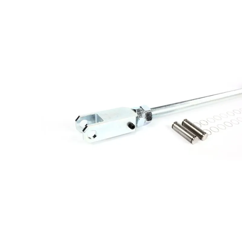 Adjustable Gearbox Shift Mechanism BMW Swap E30 E36 E46 E92 E90 E82 3 Vorkkop met borgmoer aan het uiteinde van de verstelbare schakelstang