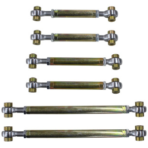 Verstelbare draagarmen BMW E90 E92 E82 E87 E88, set van zes camber arms voor de achteras